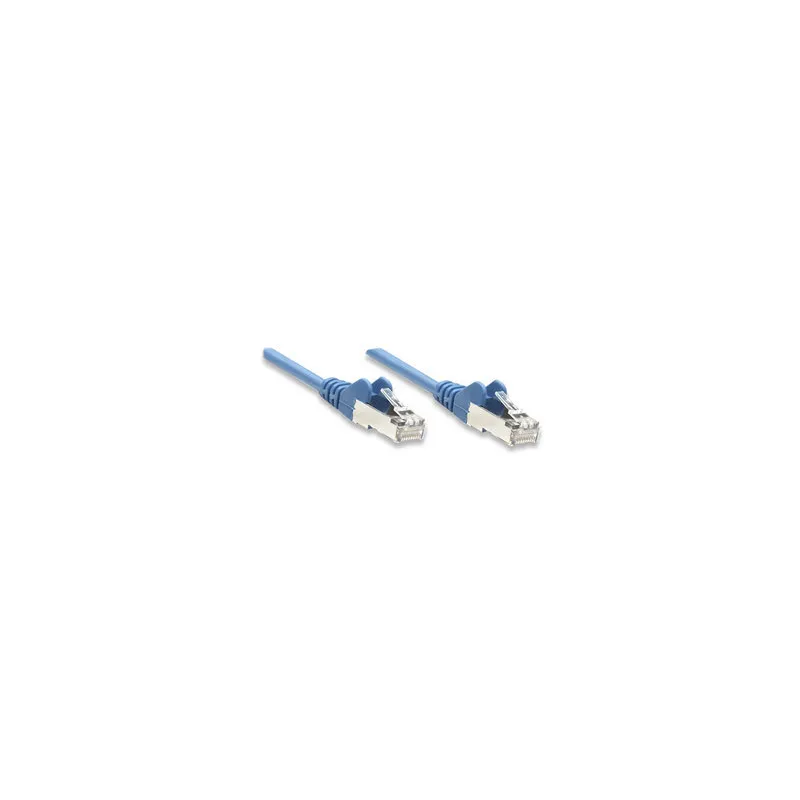 Cavo di rete Patch in Rame Schermato Cat. 5e Blu FTP 0,5 mt