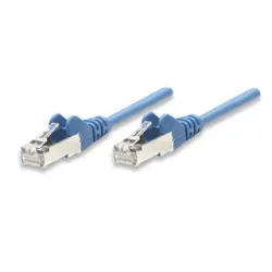 Cavo di rete Patch in Rame Schermato Cat. 5e Blu FTP 10 mt