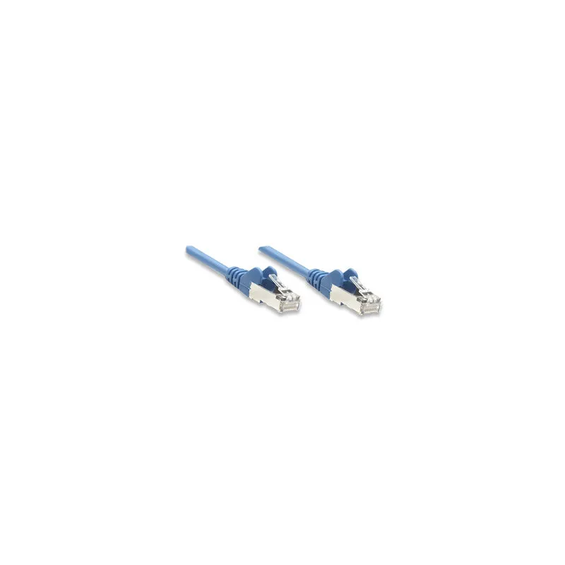 Cavo di rete Patch in Rame Schermato Cat. 5e Blu FTP 10 mt