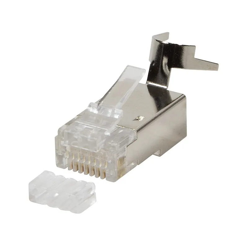 Plug per Cat. 5 e 6 STP con Copriconnettore
