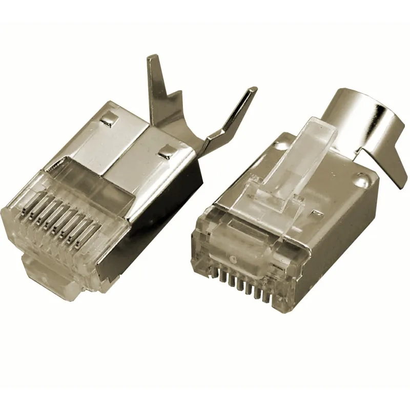 Plug per Cat. 5 e 6 STP con Copriconnettore
