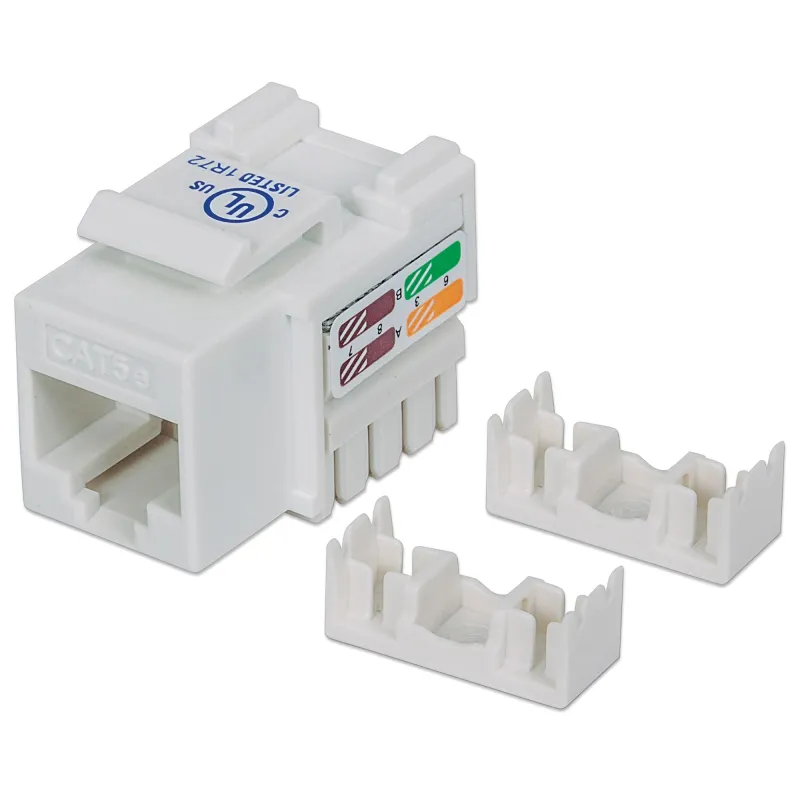 Frutto Keystone RJ45 Cat5e UTP Bianco