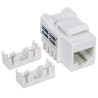 Frutto Keystone RJ45 Cat.6 UTP non schermato Bianco