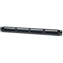 Pannello Patch UTP 24 posti RJ45 cat. 5E