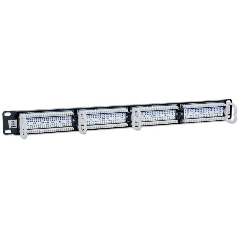 Pannello Patch UTP 24 posti RJ45 cat. 5E