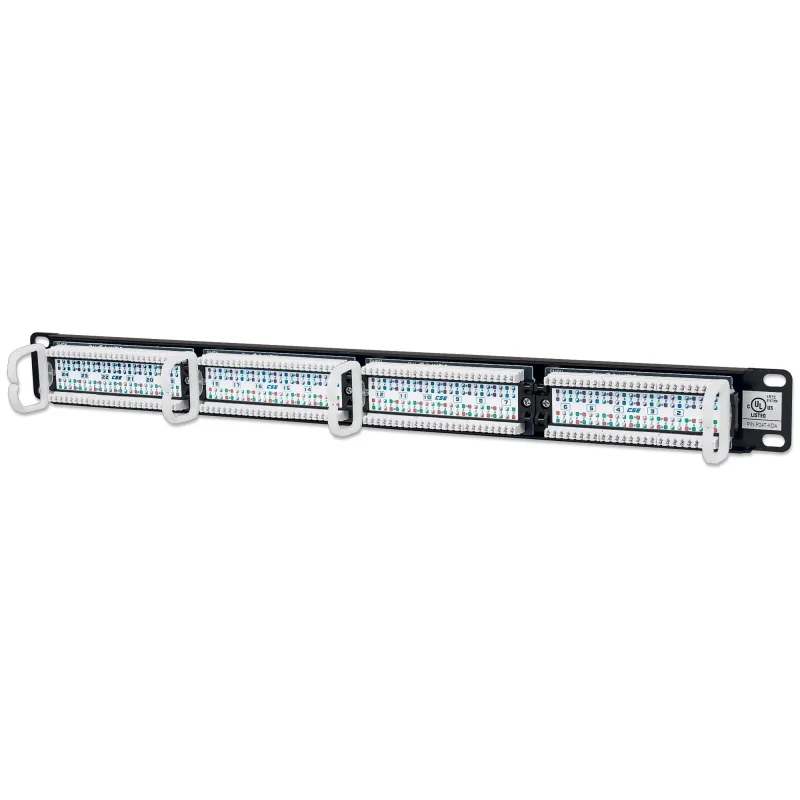 Pannello Patch UTP 24 posti RJ45 cat. 5E
