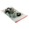 Kit Set 4 Viti 4 Dadi e 4 Rondelle per Montaggio Rack