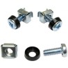 Kit Set 4 Viti 4 Dadi e 4 Rondelle per Montaggio Rack