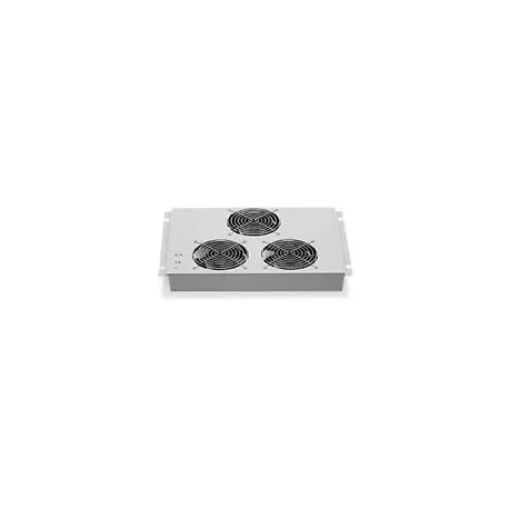 Gruppo 3 Ventole a Soffitto con Termostato per Armadi Rack
