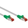 Cavo di rete Patch Cross in Rame Cat. 6 Verde/Grigio SF/UTP 10 mt