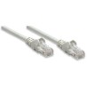 Cavo di rete Patch in Rame Cat. 6 Grigio UTP 1 mt