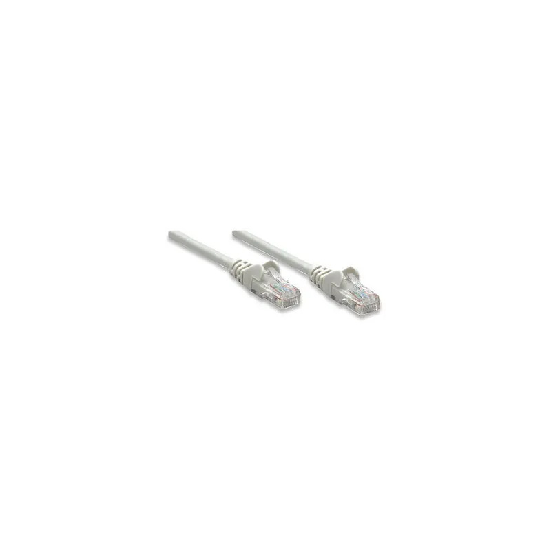 Cavo di rete Patch in Rame Cat. 6 Grigio UTP 1 mt