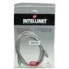 Cavo di rete Patch in Rame Cat. 6 Grigio UTP 2 mt