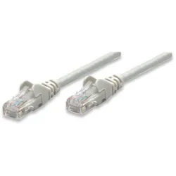 Cavo di rete Patch in Rame Cat. 6 Grigio UTP 5 mt