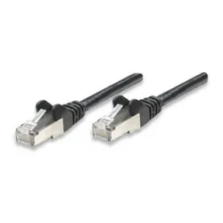 Cavo di rete Patch in Rame Cat. 6 Nero UTP 3 mt