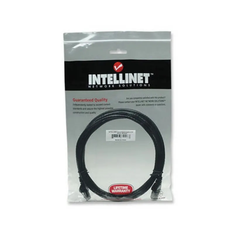Cavo di rete Patch in Rame Cat. 6 Nero UTP 10 mt
