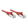Cavo di rete Patch in Rame Cat. 6 Rosso UTP 2 mt