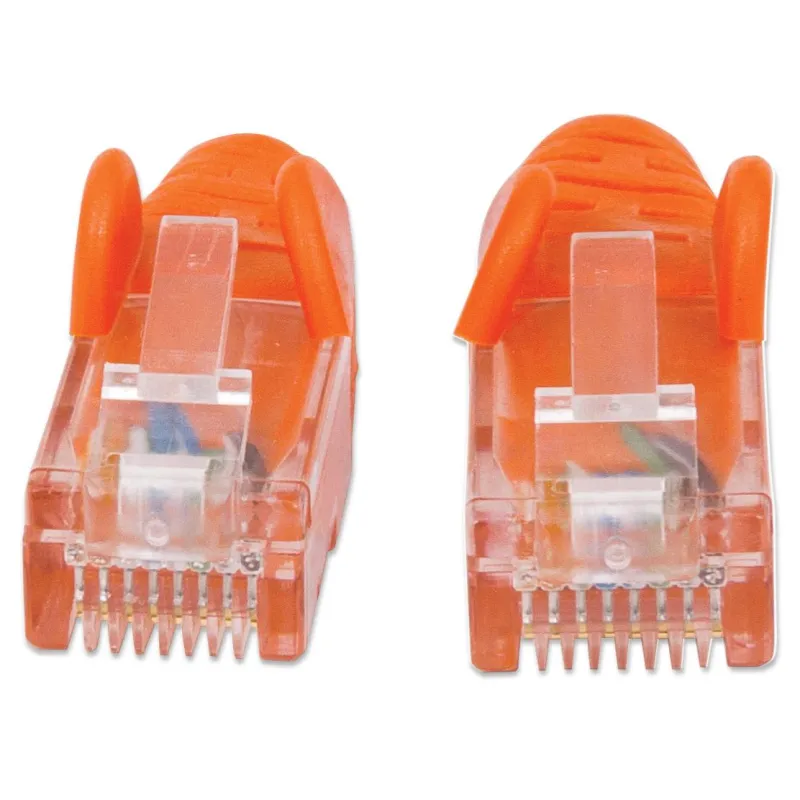 Cavo di rete Patch in Rame Cat. 6 Arancio UTP 1 mt