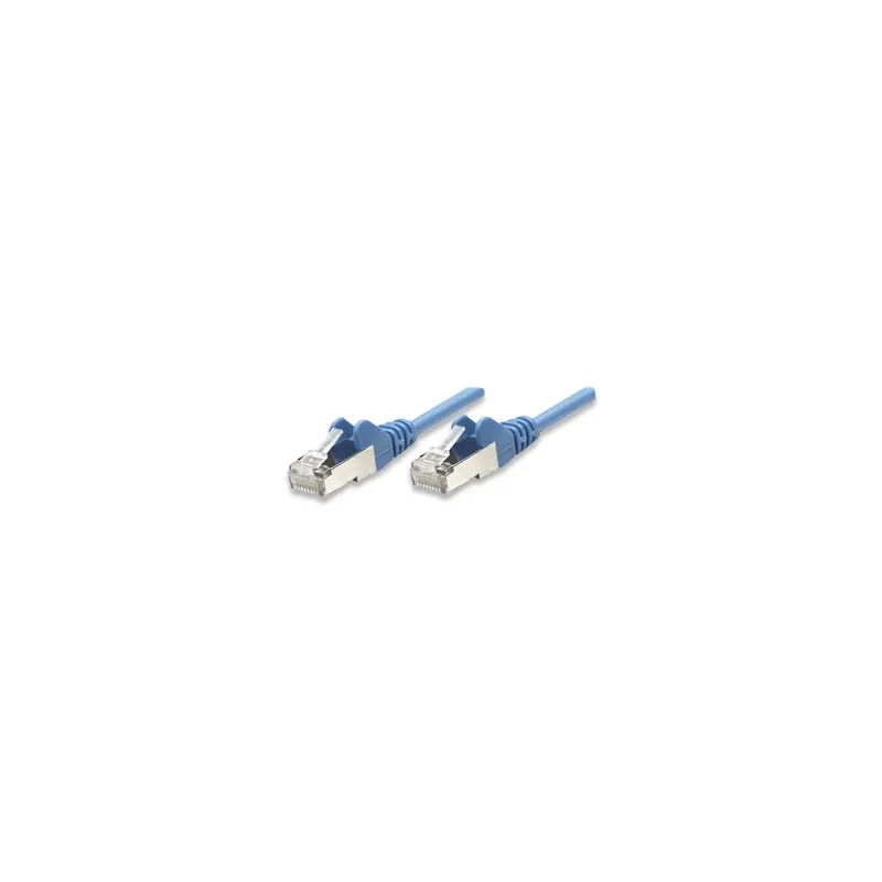Cavo di rete Patch in Rame Cat. 6 Blu UTP 0,5 mt