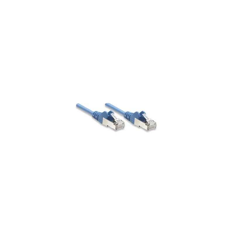 Cavo di rete Patch in Rame Cat. 6 Blu UTP 0,5 mt