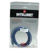 Cavo di rete Patch in Rame Cat. 6 Blu UTP 1 mt
