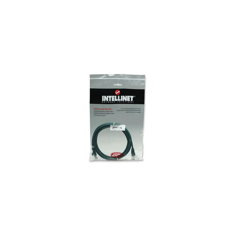 Cavo di rete Patch in Rame Cat. 6 Verde UTP 5 mt