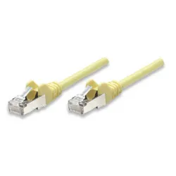 Cavo di rete Patch in Rame Cat. 6 Giallo UTP 1 mt