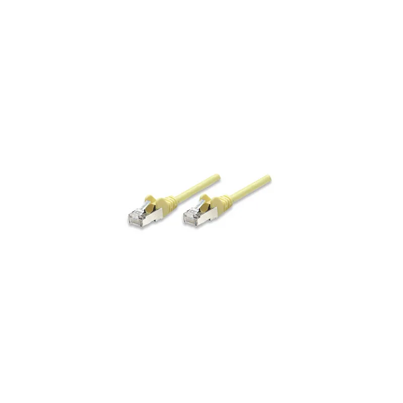 Cavo di rete Patch in Rame Cat. 6 Giallo UTP 1 mt