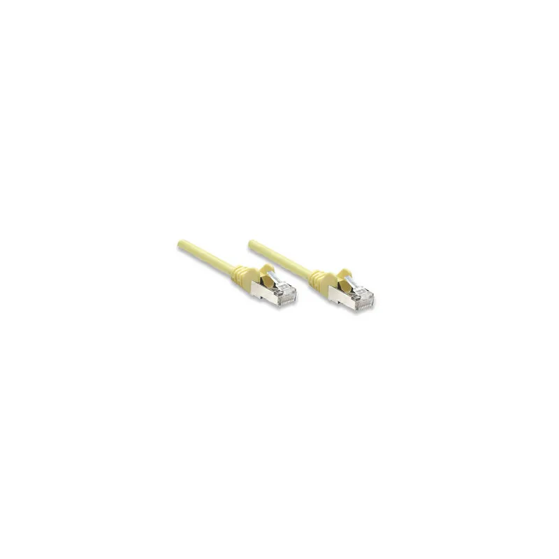 Cavo di rete Patch in Rame Cat. 6 Giallo UTP 1 mt
