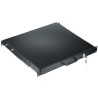 Cassetto Porta Tastiera 1U per Armadi Rack 19'' con Serratura Nero