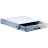 Cassetto Porta Tastiera 2U per Armadi Rack 19'' con Serratura Grigio