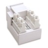 Frutti Telefonici RJ11/RJ12 Keystone Bianco