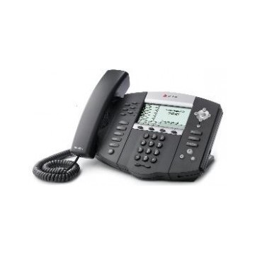 Polycom SoundPoint IP 650 6-line IP phone with HD Voice. Alimentatore incluso.