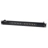 Pannello patch STP 16 posti RJ45 cat. 6