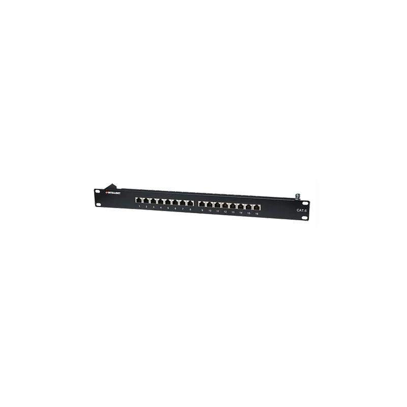 Pannello patch STP 16 posti RJ45 cat. 6