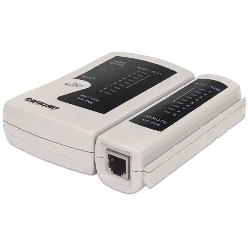 Tester di Rete per Cavi RJ11/12 & RJ45 