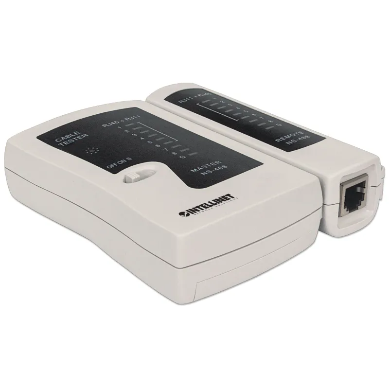 Tester di Rete per Cavi RJ11/12 & RJ45 
