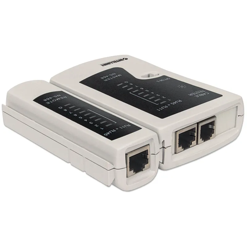Tester di Rete per Cavi RJ11/12 & RJ45 