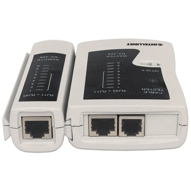 Tester di Rete per Cavi RJ11/12 & RJ45 