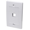 Placca porta frutti 1 posto mod. 503 Bianco