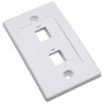 Placca porta frutti 2 posti mod. 503 Bianco