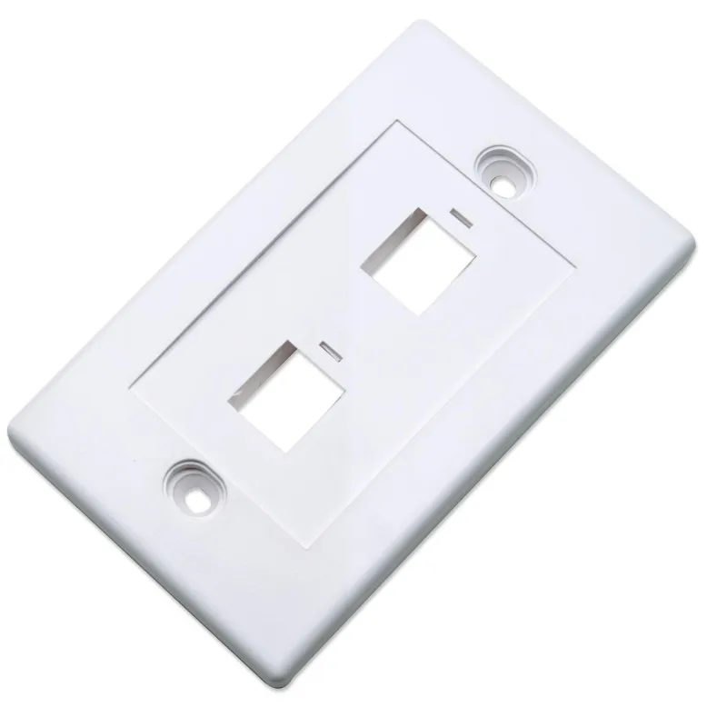 Placca porta frutti 2 posti mod. 503 Bianco