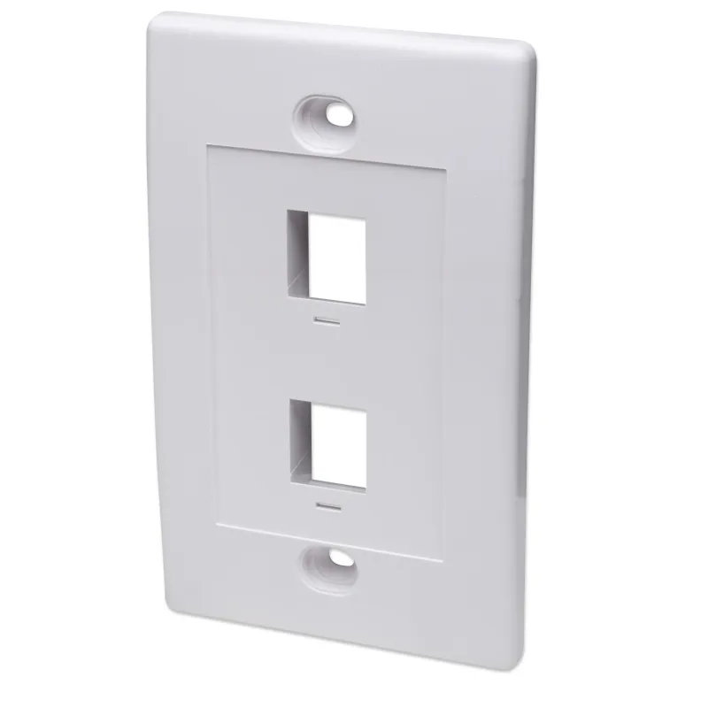 Placca porta frutti 2 posti mod. 503 Bianco