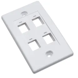 Placca porta frutti 4 posti mod. 503 Bianco