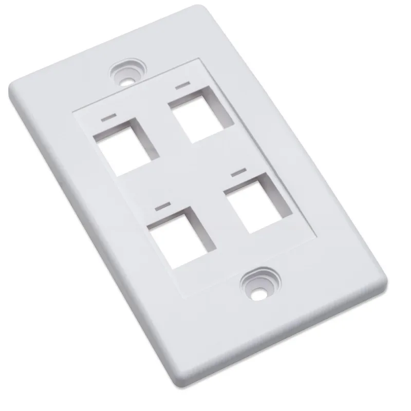 Placca porta frutti 4 posti mod. 503 Bianco