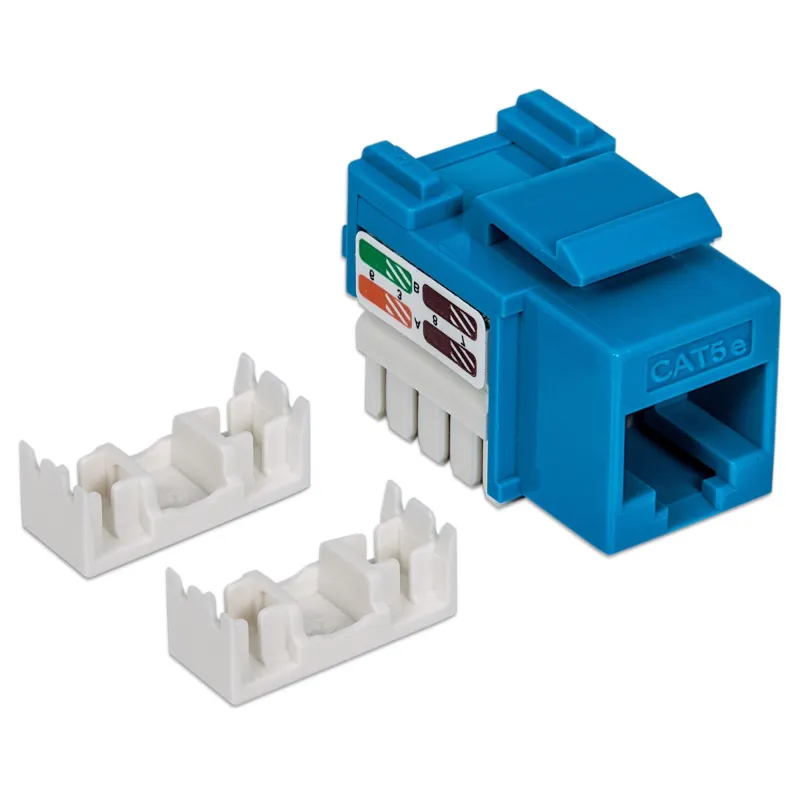 Frutto Keystone RJ45 C5E UTP Blu  