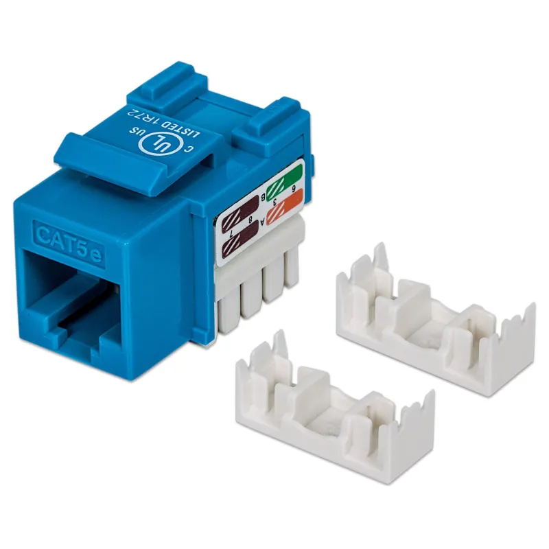 Frutto Keystone RJ45 C5E UTP Blu  