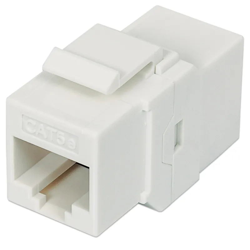 Accoppiatore RJ45 F/F UTP Cat5e Keystone Bianco