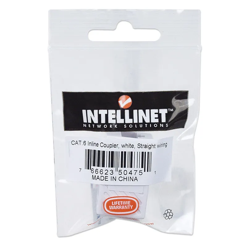 Accoppiatore Cat6 RJ45 F/F UTP colore Bianco