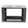 Armadio Rack 19'' a muro 10 unit&agrave; prof. 400 Nero Assemblato